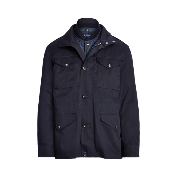 Collection Navy Field Jacket &amp; Detachable Liner Polo Ralph Lauren 2