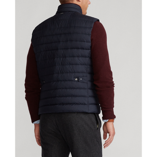 Collection Navy Water-Resistant Down Gilet Polo Ralph Lauren 5
