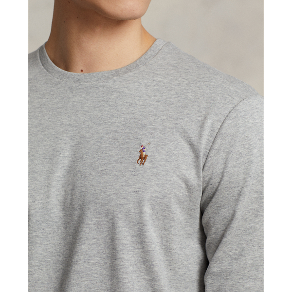 Weiches Custom-Slim-Fit T-Shirt Polo Ralph Lauren in Andover meliert 6