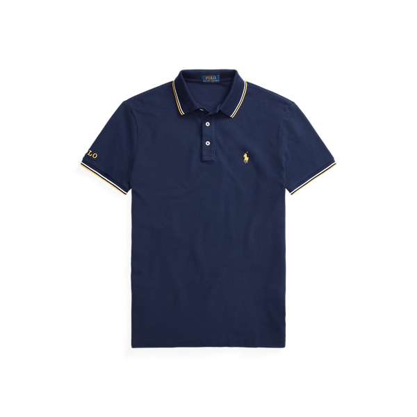 Custom Slim Fit Mesh Polo Polo Ralph Lauren 1