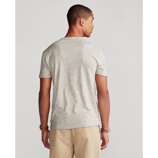 Dark Vintage Heather Custom Slim Fit PRL T-Shirt Polo Ralph Lauren 4