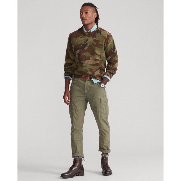 Camo Camo-Print Wool Jumper Polo Ralph Lauren 4