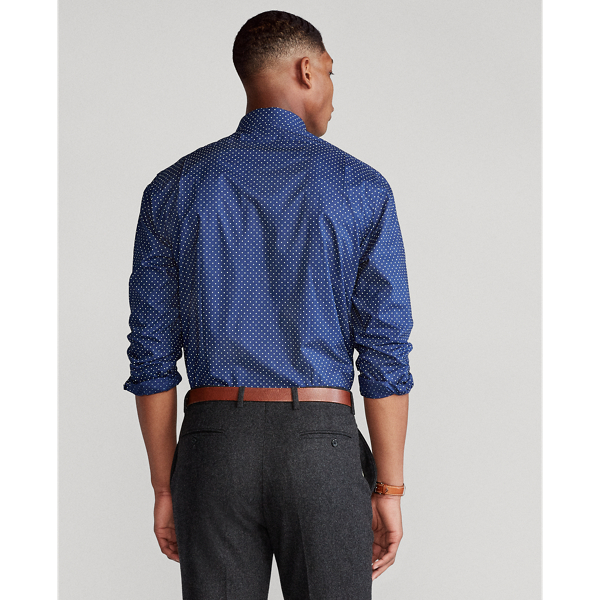 All Over Dot Slim Fit Dot Poplin Shirt Polo Ralph Lauren 4