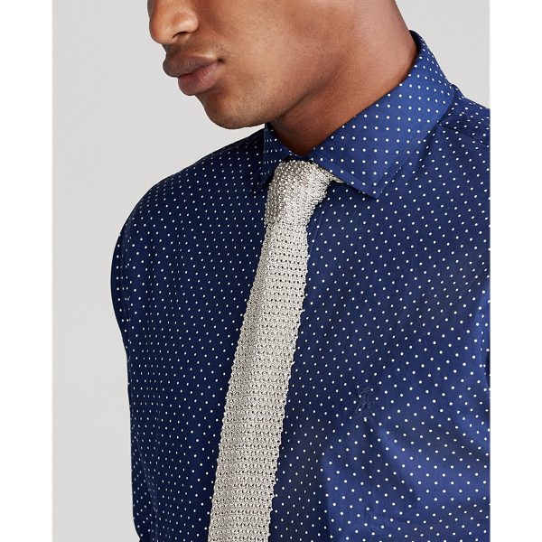 All Over Dot Slim Fit Dot Poplin Shirt Polo Ralph Lauren 5