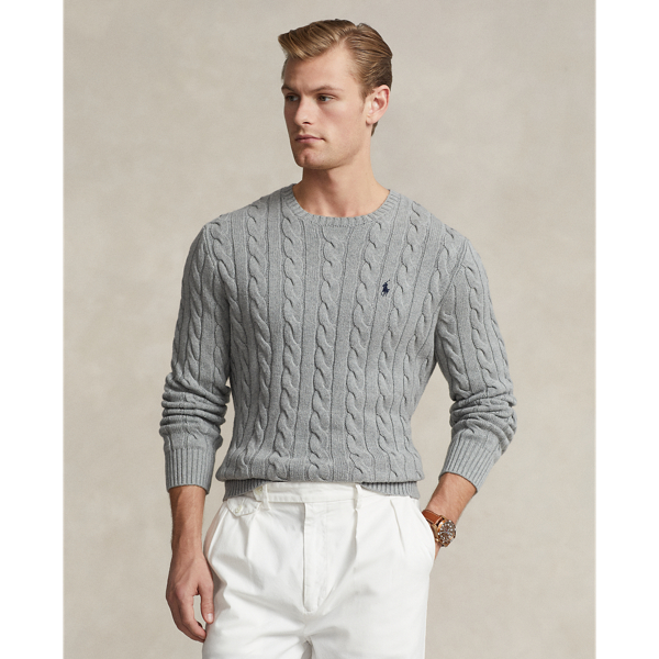 Ralph lauren cable knit mens on sale