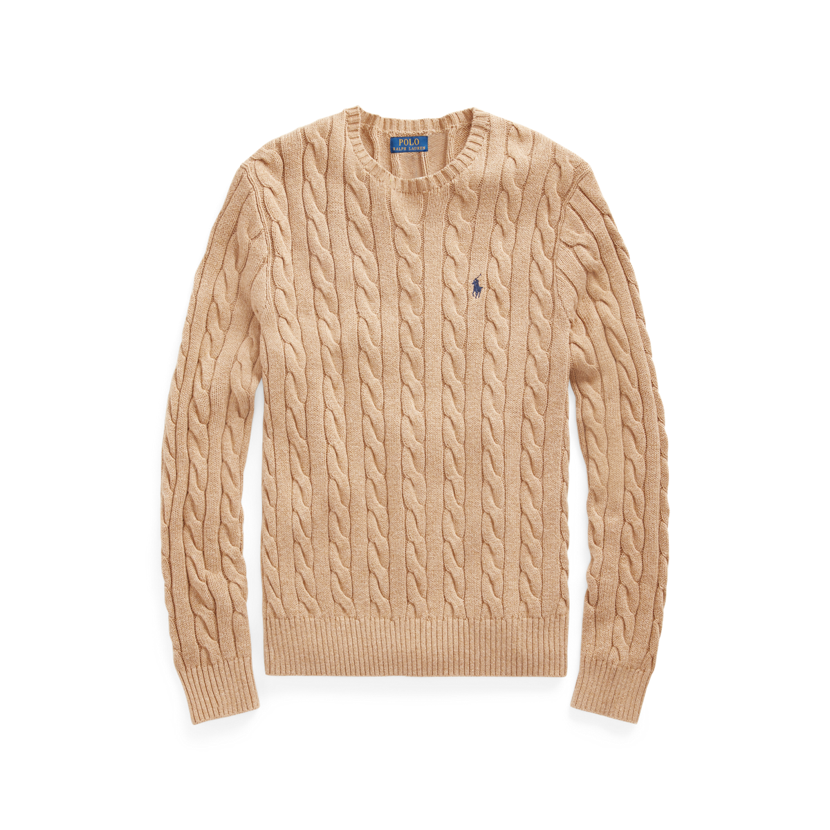 ★★POLO RALPH LAUREN★★ Cable Knit Cotton Sweater Blue MNP Cable-Knit Cotton Sweater | Ralph Lauren