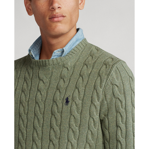 Lovette Heather Cable-Knit Cotton Jumper Polo Ralph Lauren 6