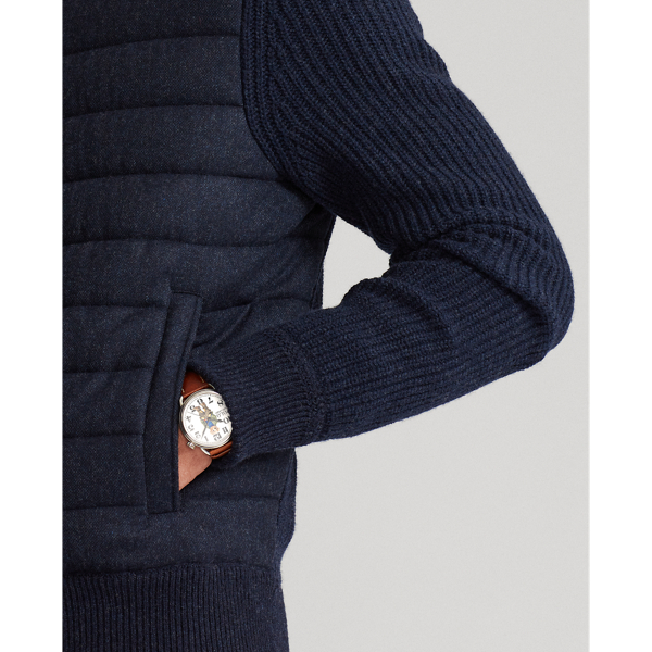 Navy Wool-Cashmere Full-Zip Jumper Polo Ralph Lauren 6