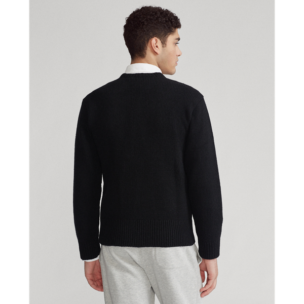 Black Multi Polo Tiger Wool-Blend Jumper Polo Ralph Lauren 5