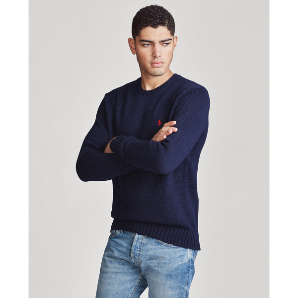 Hunter Navy Original Logo Jumper Big & Tall 4