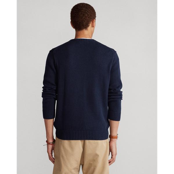 Hunter Navy Original Logo Jumper Big & Tall 5