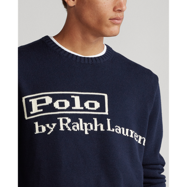 Hunter Navy Original Logo Jumper Big & Tall 6