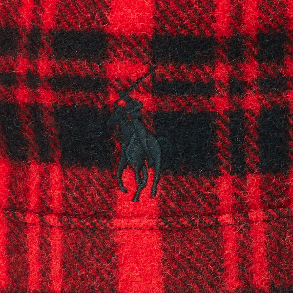 Buffalo Check Plaid Wool-Blend Twill Bucket Hat Polo Ralph Lauren 2