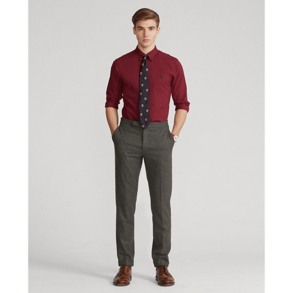 Classic Wine Slim Fit Poplin Shirt Polo Ralph Lauren 4