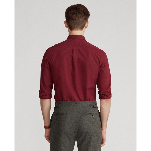 Classic Wine Slim Fit Poplin Shirt Polo Ralph Lauren 5