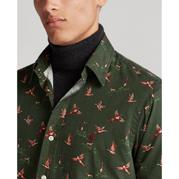 Hunter And Pheasant Slim Fit Pheasant Chino Shirt Polo Ralph Lauren 6