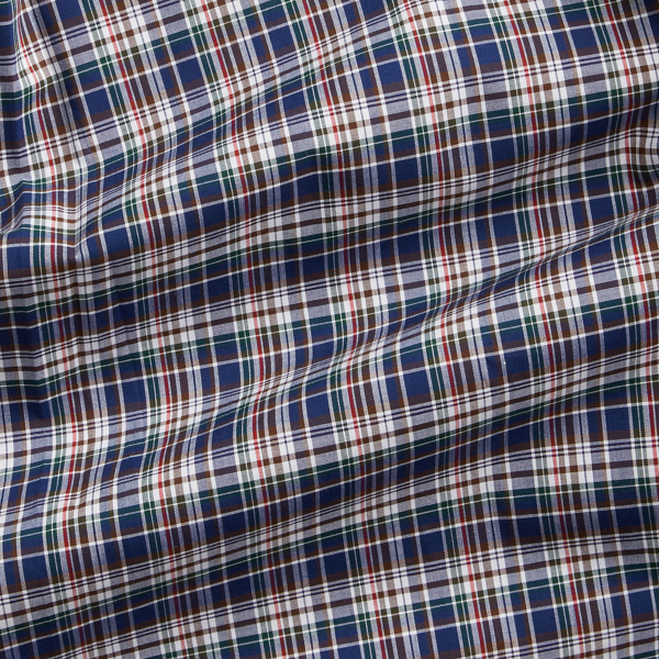 Blue/Green Multi Custom Fit Plaid Poplin Shirt Polo Ralph Lauren 8