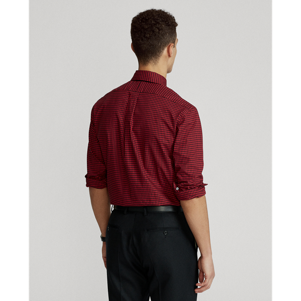 Wine/Nero Custom Fit Checked Twill Shirt Polo Ralph Lauren 4