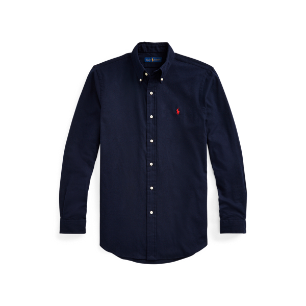 Cruise Navy Custom Fit Performance Flannel Polo Ralph Lauren 2