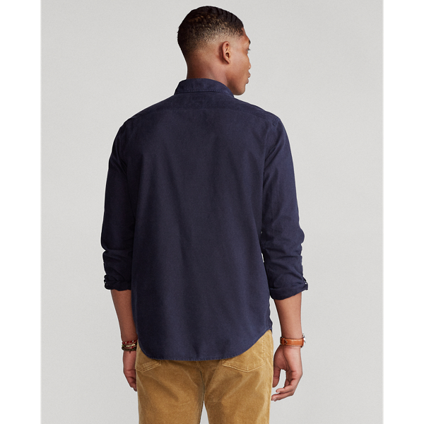 Navy Custom Fit Oxford Workshirt Polo Ralph Lauren 4