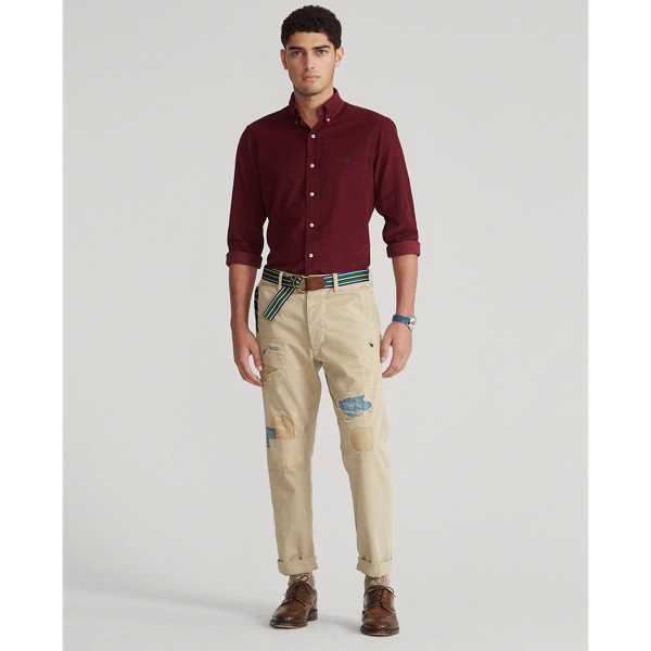 Classic Wine Slim Fit Corduroy Shirt Polo Ralph Lauren 4