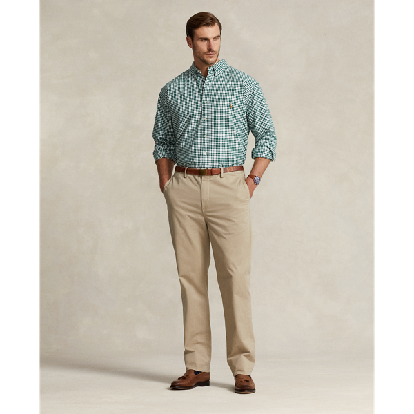 Pine/White Gingham Oxford Shirt Big & Tall 4