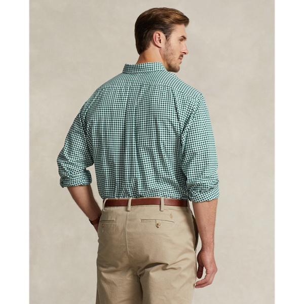 Pine/White Gingham Oxford Shirt Big & Tall 5
