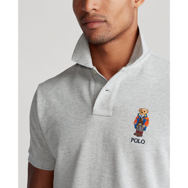 Andover Heather Anorak Bear Mesh Polo Shirt Big & Tall 5