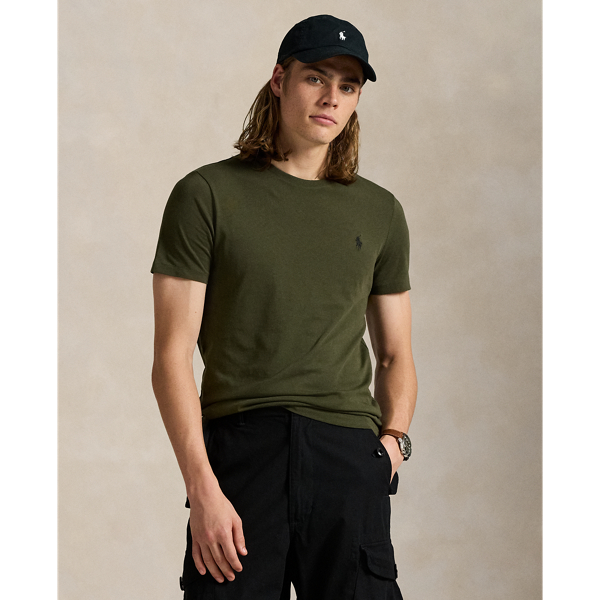 Custom Slim Fit Jersey Crewneck T-Shirt