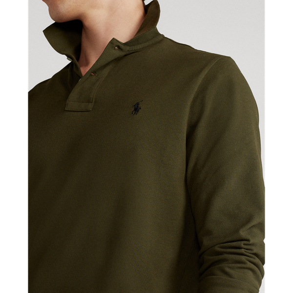 Company Olive Custom Slim Fit Mesh Polo Shirt Polo Ralph Lauren 6