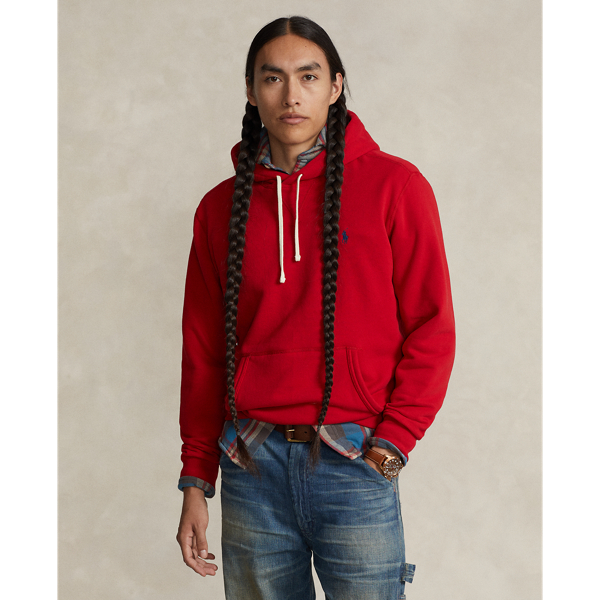 Ralph lauren red hoodie mens sale