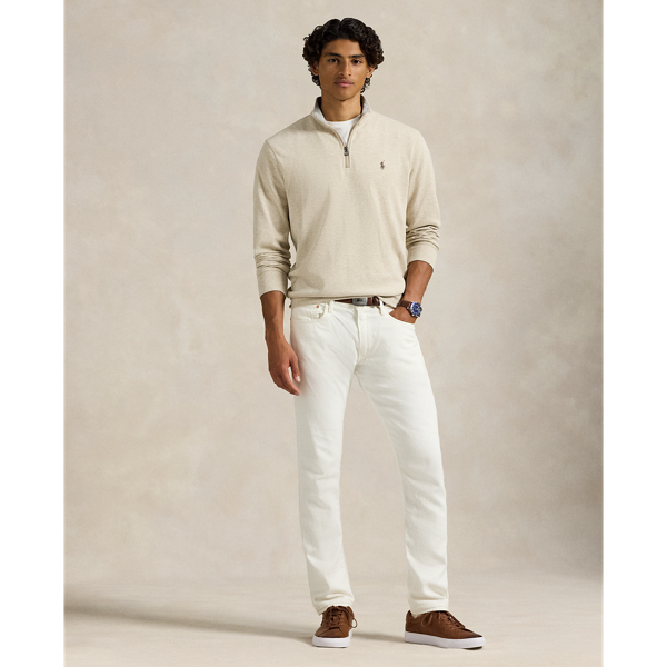 Luxury Jersey Quarter-Zip Pullover