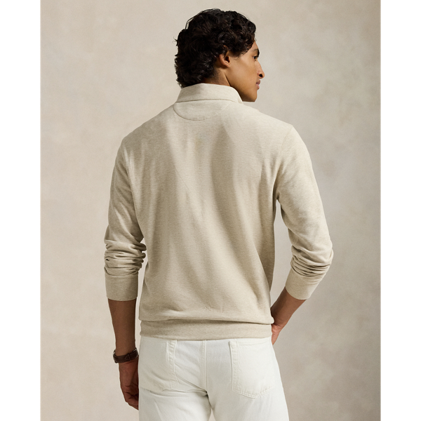Luxury Jersey Quarter-Zip Pullover