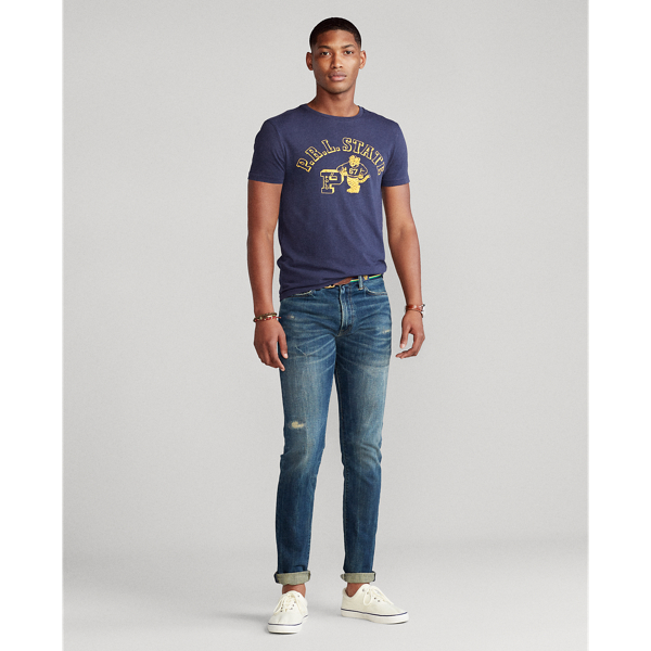 Cruise Navy Custom Slim PRL State T-Shirt Polo Ralph Lauren 4
