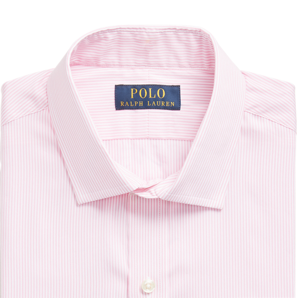 Camisa deportiva de rayas Slim Fit Polo Ralph Lauren en Rosa/blanco 7