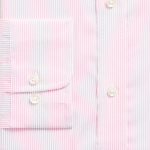 Camisa deportiva de rayas Slim Fit Polo Ralph Lauren en Rosa/blanco 8