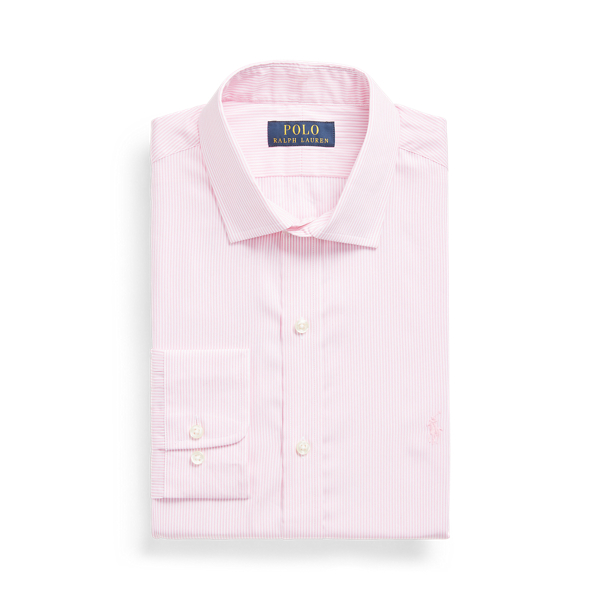 Camisa deportiva de rayas Slim Fit Polo Ralph Lauren en Rosa/blanco 2