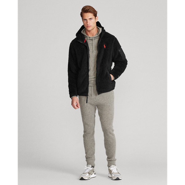 Black Fleece Full-Zip Hoodie Polo Ralph Lauren 4