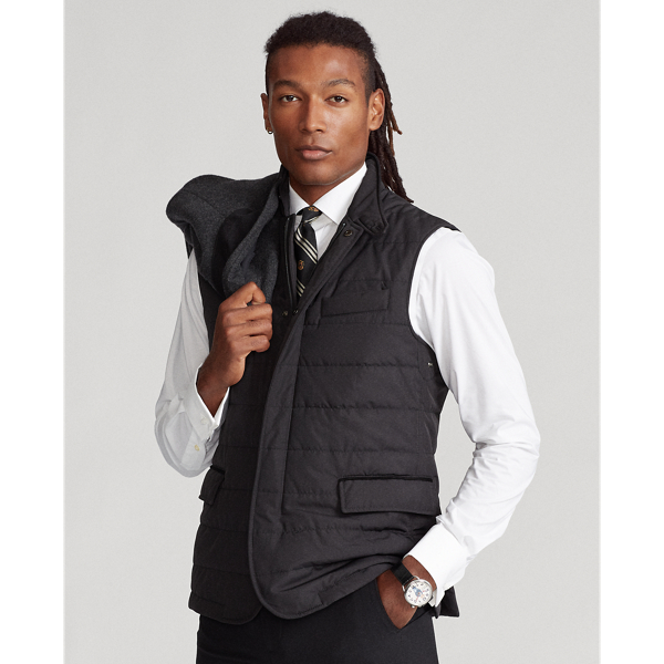 Polo Soft topcoat en gewatteerde gilet Polo Ralph Lauren in Charcoal 7