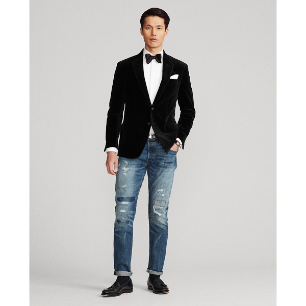 Black Polo Velvet Dinner Jacket Polo Ralph Lauren 4