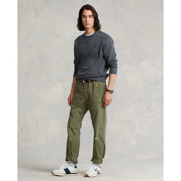 Le sweat RL en molleton Polo Ralph Lauren en Gris stade chin&eacute; 4