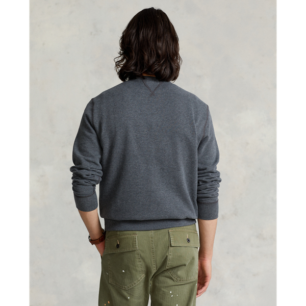 Le sweat RL en molleton Polo Ralph Lauren en Gris stade chin&eacute; 5