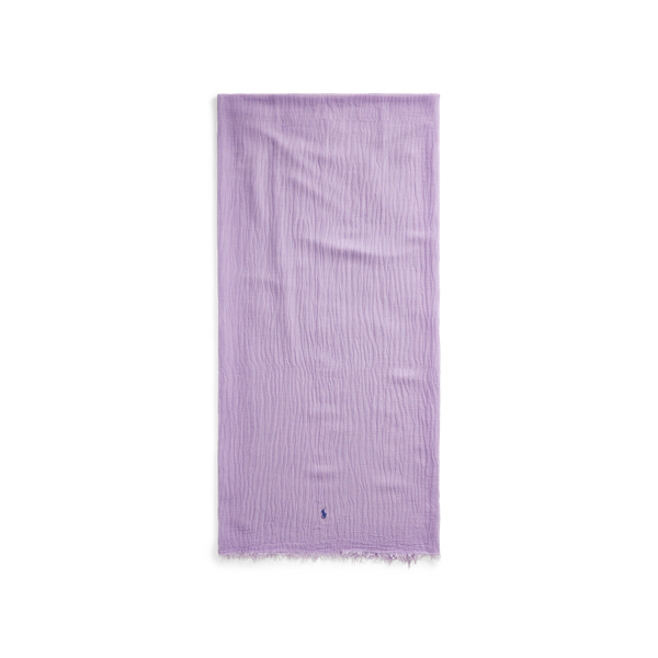 Light Lilac Fringe Scarf Polo Ralph Lauren 2