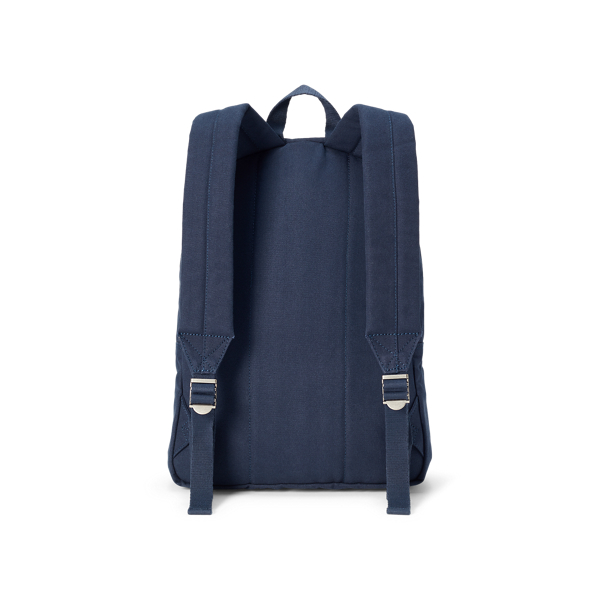 Navy Cotton Canvas Backpack Polo Ralph Lauren 3