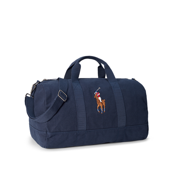 Navy Cotton Canvas Duffel Polo Ralph Lauren 2