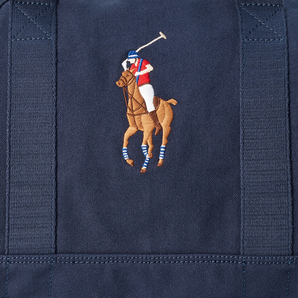 Navy Cotton Canvas Duffel Polo Ralph Lauren 5