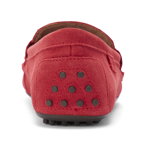 RL Red Wes Sport Suede Driver Polo Ralph Lauren 3