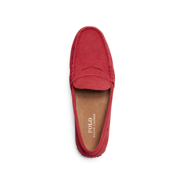 RL Red Wes Sport Suede Driver Polo Ralph Lauren 4