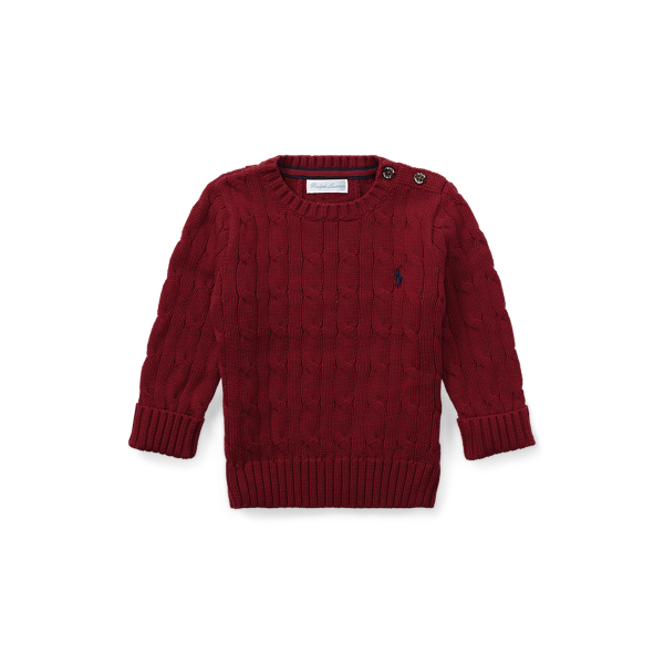 Maglia in cotone a trecce Baby Boy in 1