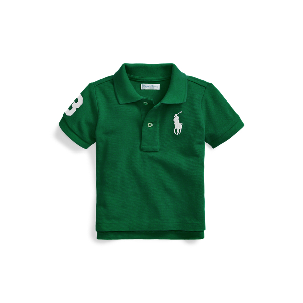 Polo en piqu&eacute; de coton Big Pony Baby Boy en 1